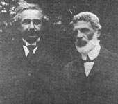 Figure 10 : Einstein et Besso, ca 1925 (image bibliothèque numérique ILCE)